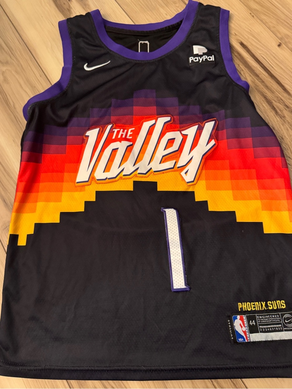 Nike Black Phoenix Suns 'The Valley' Gradient Basketball Jersey